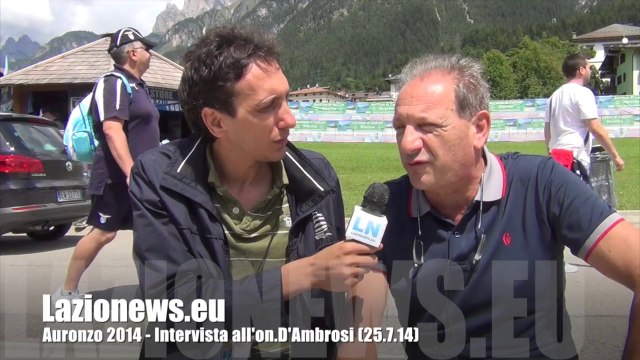 25.7.14 Lazionews.eu intervista l'On.Ambrosi - Lazio, Auronzo di Cadore