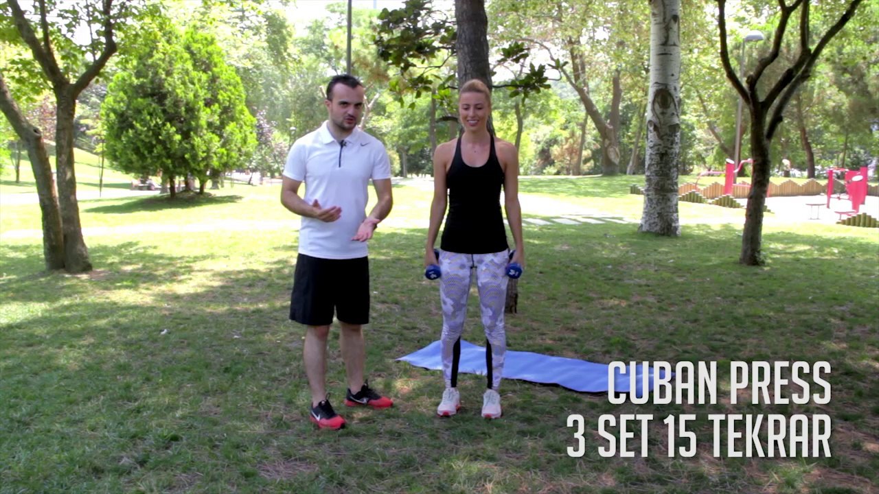 Sırt Kaslarını Çalıştırmak için "Cuban Press" - Her Yerde Spor