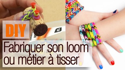 Fabriquer un loom ou métier à tisser Rainbow Loom - Tuto DIY