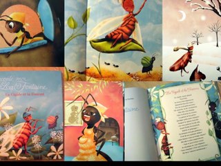 La cigale et la fourmi.