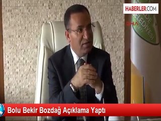 Bolu Bekir Bozdağ Açıklama Yaptı