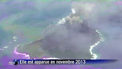 Une île soudainement apparue en novembre dernier à un millier de kilomètres au sud de Tokyo continue de grossir