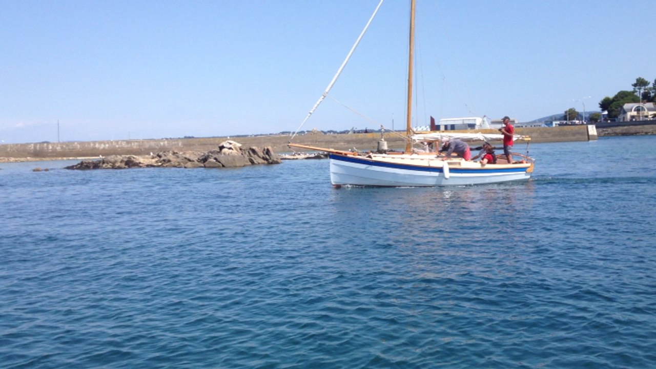 La flottille sur l'eau