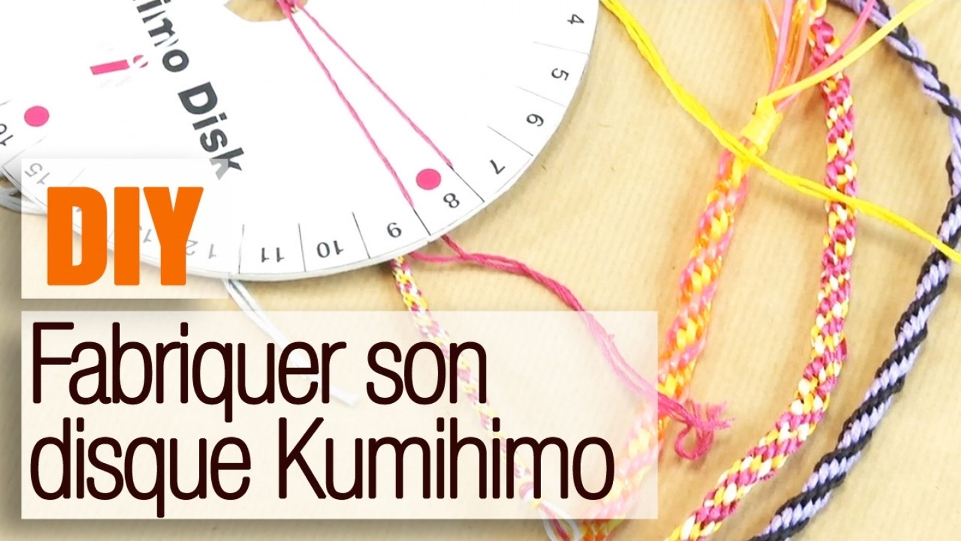 Créer Un Disque Pour Bracelets Kumihimo - Tuto Diy Accessoire - Vidéo  Dailymotion