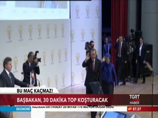 Başbakan 30 Dakika Top Oynayacak