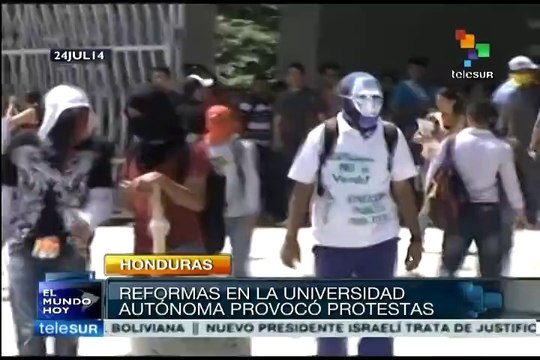Universitarios de Honduras se movilizan contra elitización educativa