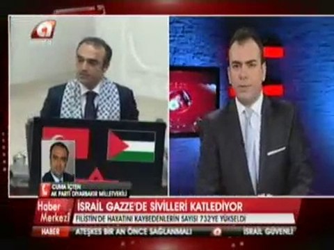 Diyarbakır Milletvekili Cuma İÇTEN, Telefonla Bağlandığı Canlı Yayında İsrail'e Tepkinin Gösterdi