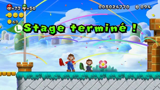 New Super Mario Bros. U - Paradis Chantilly - 7-5 : Bulle funambule