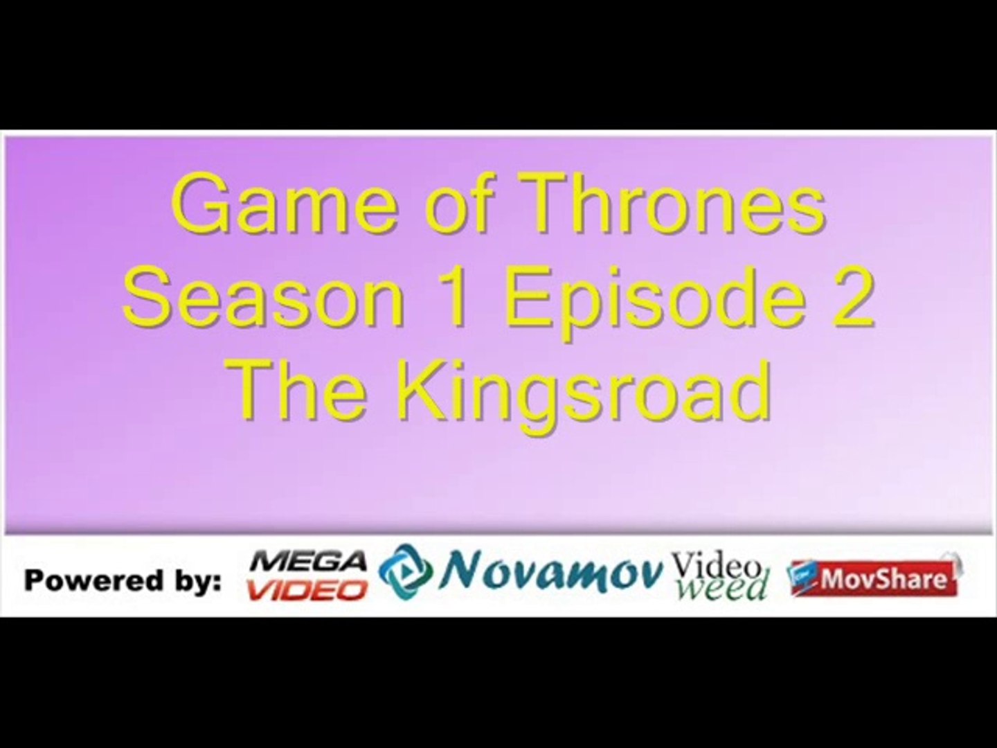 GAME OF THRONES: Season 1, Episode 2: The Kingsroad Photos