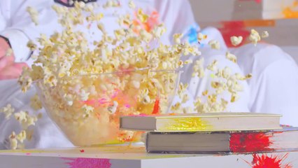 Tirer au Paintball sur une famille : 3000 impacts en 5 secondes.