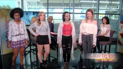 Good Morning Texas: Kendall and Kylie Jenner Show us Their New Collection from Pacsun