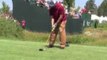 Charles Barkley Tees Off One-Handed in Celebrity Golf Game