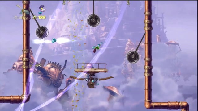 Rayman Origins - Cumulo grincheux - Niveau 2 : Ronds de fumée