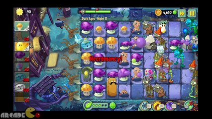 Plants Vs Zombies 2 Dark Ages  Part 2 FINALLY HERE Night 11 Walkthrough Wizard Zombies Sheep