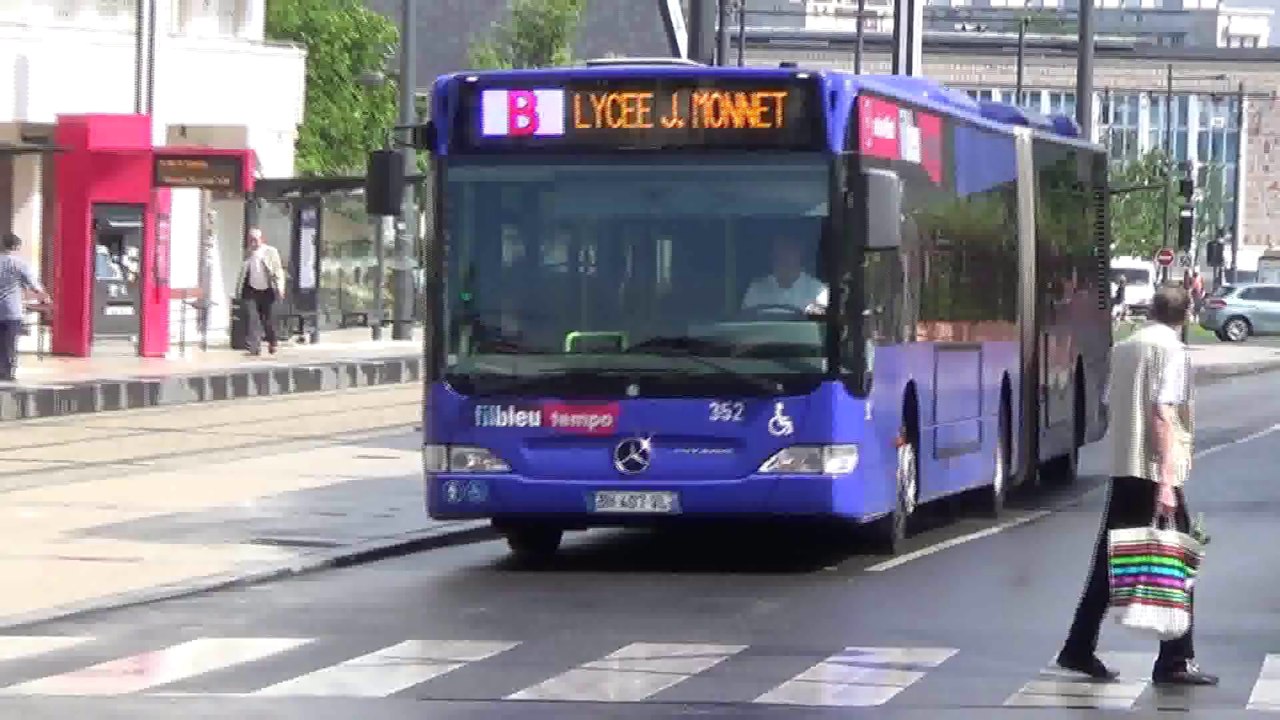Mercedes Citaro G N°352 - Plan B - Fil Bleu