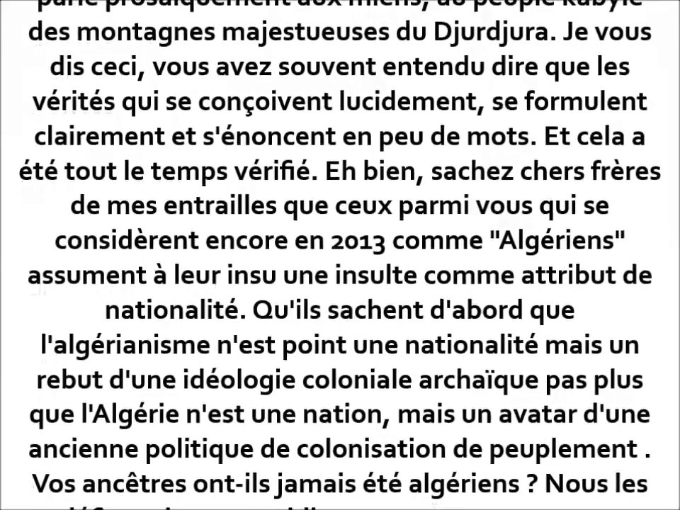 Algérianistes kabyles