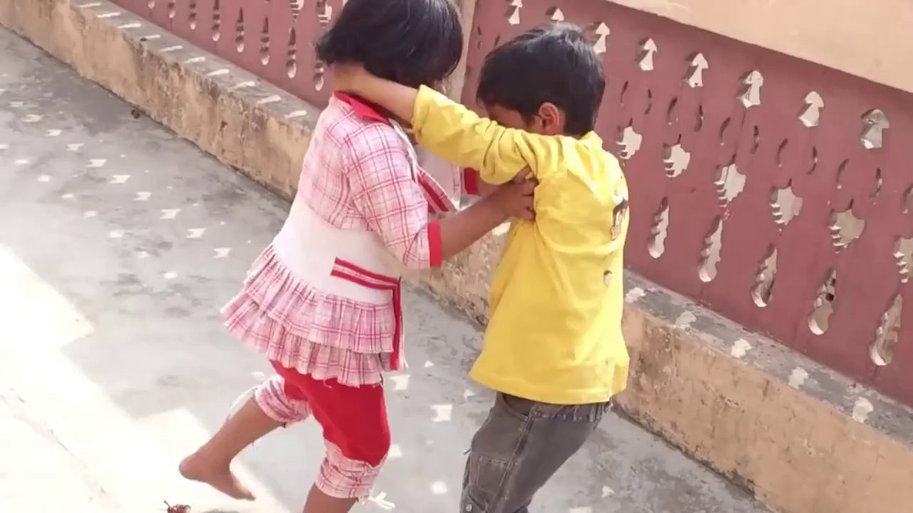 girls fighting boys