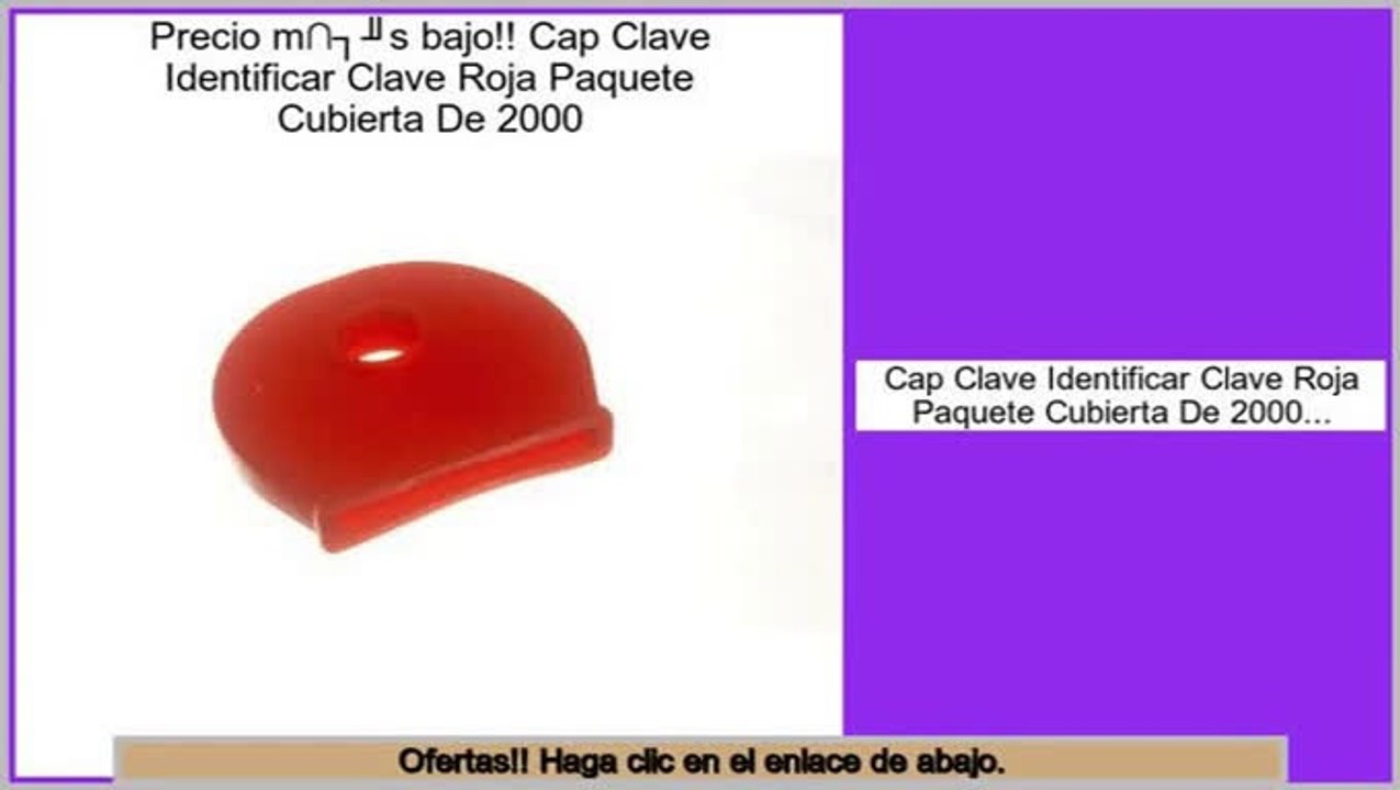 Los m�s vendidos Cap Clave Identificar Clave Roja Paquete Cubierta De 2000