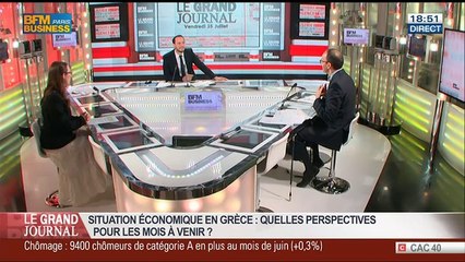 Céline Antonin et Benaouda Abdeddaïm, dans Le Grand Journal – 25/07 4/7