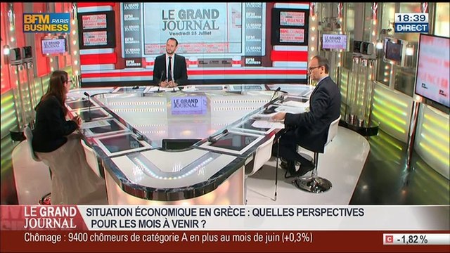 Céline Antonin et Benaouda Abdeddaïm, dans Le Grand Journal – 25/07 3/7