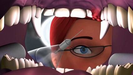 VAMPIRE'S CROWN (HD) Sexy Dentist fixes a tooth, hilarious animated film By Henry Mountain
