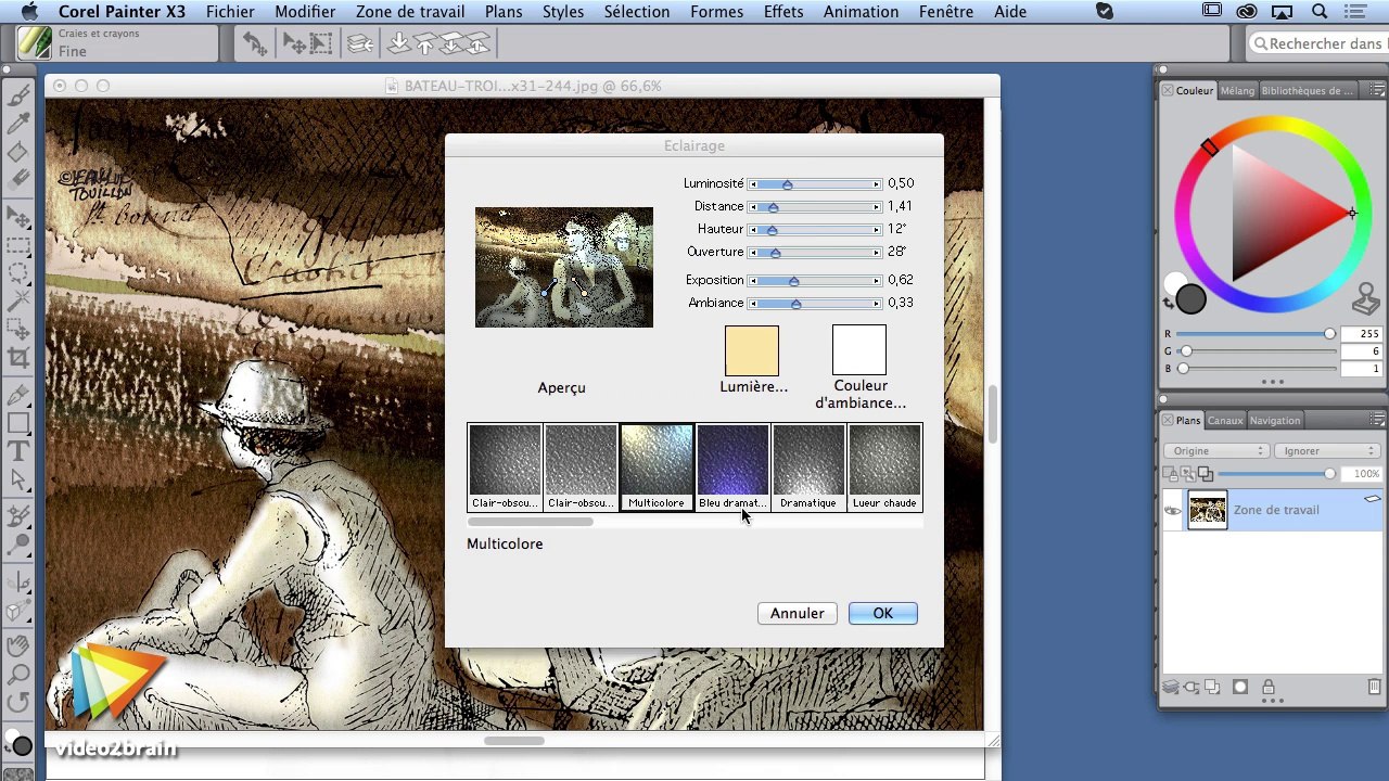 Découverte de Corel Painter X3 : trailer | video2brain.com