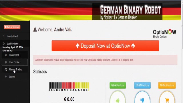 German Binary RoboT Review by Ex German Banker