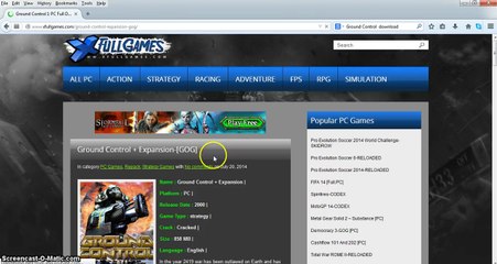 Free Download Ground Control 1 Game Full Version