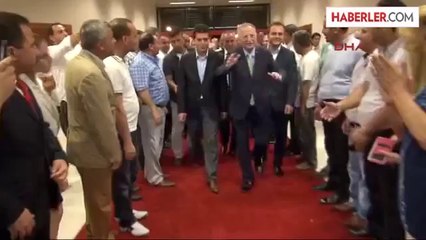 İhsanoğlu Antalya'da Meşalelerle Karşılandı