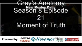Grey’s Anatomy Season 8 Episode 21 – Moment of Truth