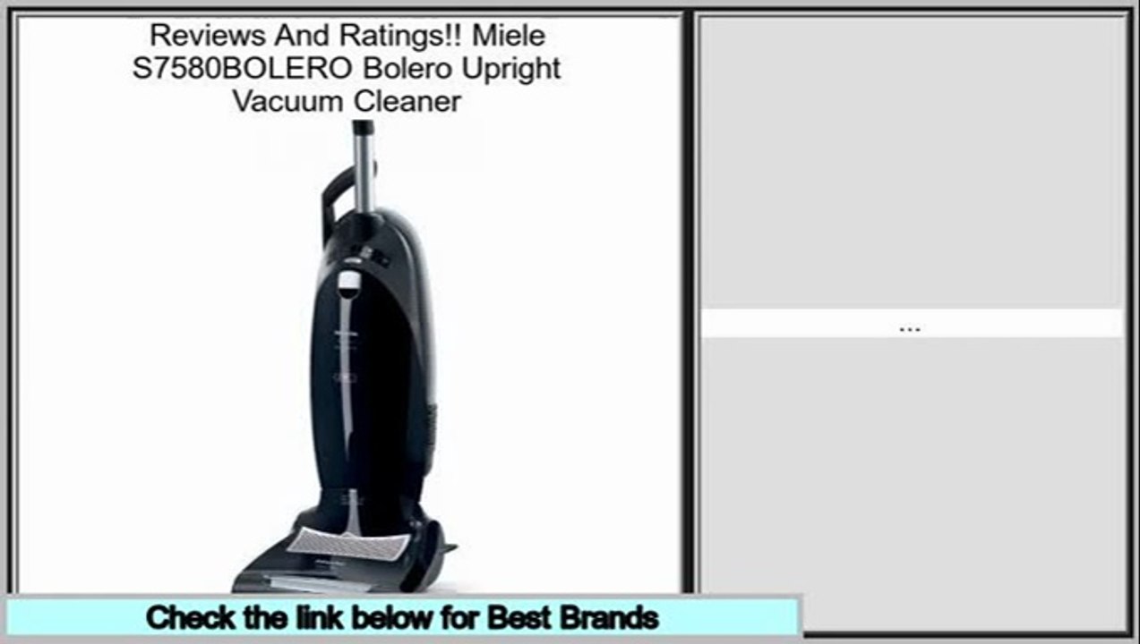 Bargain Miele S7580BOLERO Bolero Upright Vacuum Cleaner