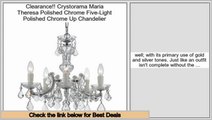 Find Cheap Crystorama Maria Theresa Polished Chrome Five-Light Polished Chrome Up Chandelier
