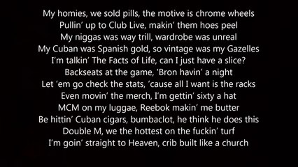 Curren$y - Choosin ft. Wiz Khalifa & Rick Ross (LYRICS ON SCREEN)