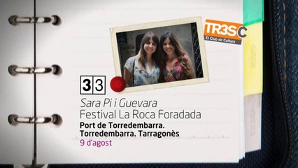 TV3 - 33 recomana - Sara Pi i Lidia Guevara. Festival La Roca Foradada. Port de Torredembarra. Torr