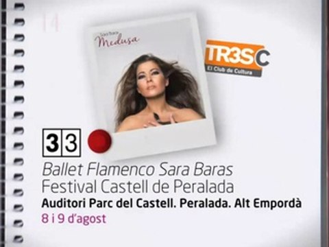 TV3 - 33 recomana - Ballet Flamenco Sara Baras. Festival Castell de Peralada. Auditori Parc del Cas