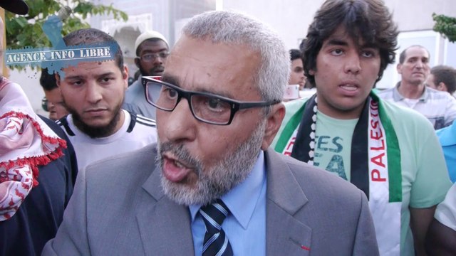 Comité d'accueil pour Manuel Valls à la mosquée d'Evry