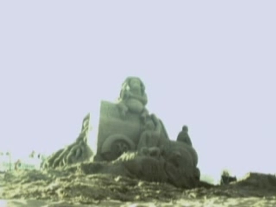 Sand Castle Explosions Backwards v.2