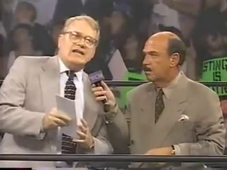 WCW Sting Drops from the rafters