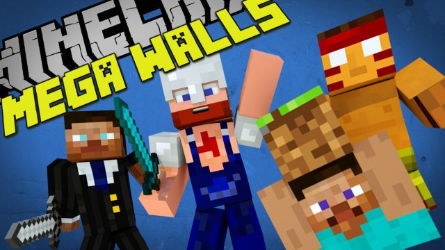 Minecraft Mini Game:MEGA WALLS With Fans 1 Gameplay Series