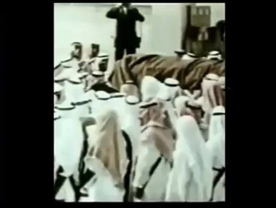 الملك فيصل متحدثاً عن فلسطين .