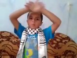 فيديو سجله الطفل نور الإسلام أبو هويشل من قطاع غزة قبل استشهاده
