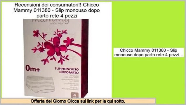 supermercato Chicco Mammy 011380 - Slip monouso dopo parto rete 4 pezzi