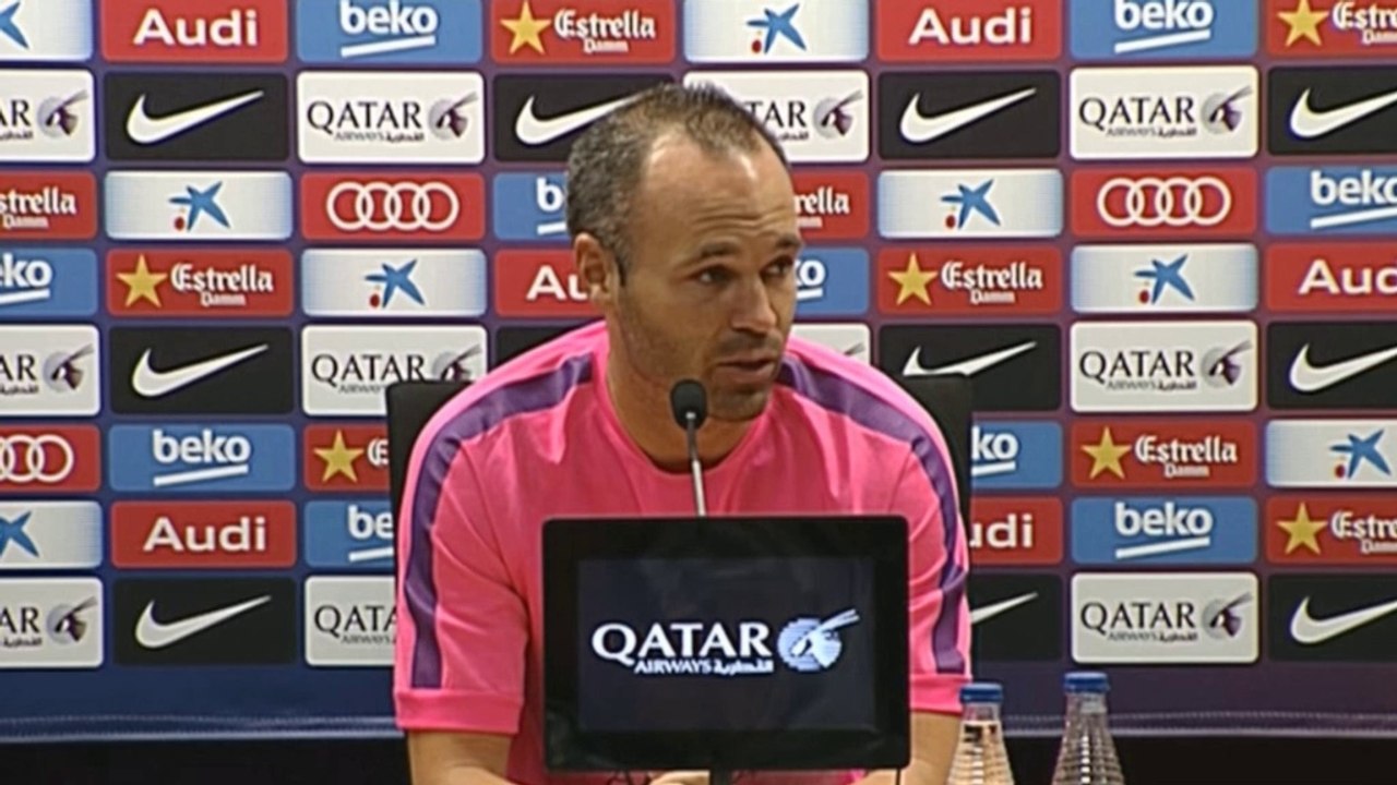 Iniesta: "heilfroh, xavi zu haben"
