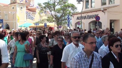 Περιφορά ιεράς εικόνας Αγ. Παρασκευής στους Μολάους (26/07/2014) (1ον)