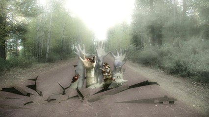 Terrifying Zombie Horror Scene | Stunning Visuals & Soundscape 🎬