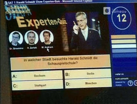 Die Harald Schmidt Show - 0894 - 2001-03-15 - Ralph Caspers, Christiane Gerboth