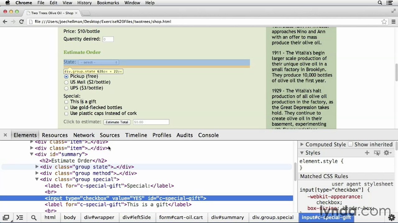 18 JavaScript for Web Designers 144203_03_05_XR15_checkboxes
