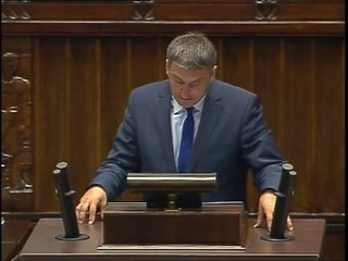 Poseł Waldemar Sługocki - Wystąpienie z dnia 23 lipca 2014 roku.