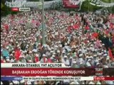 Başbakan Erdoğan, Eskişehir'de Ankara-İstanbul YHT Hattı Açılış Töreni