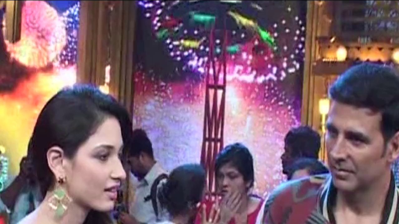 Entertainment: Akshay Kumar & Tamannaah at "Entertainment Ke Liye Kuch Bhi Karega"
